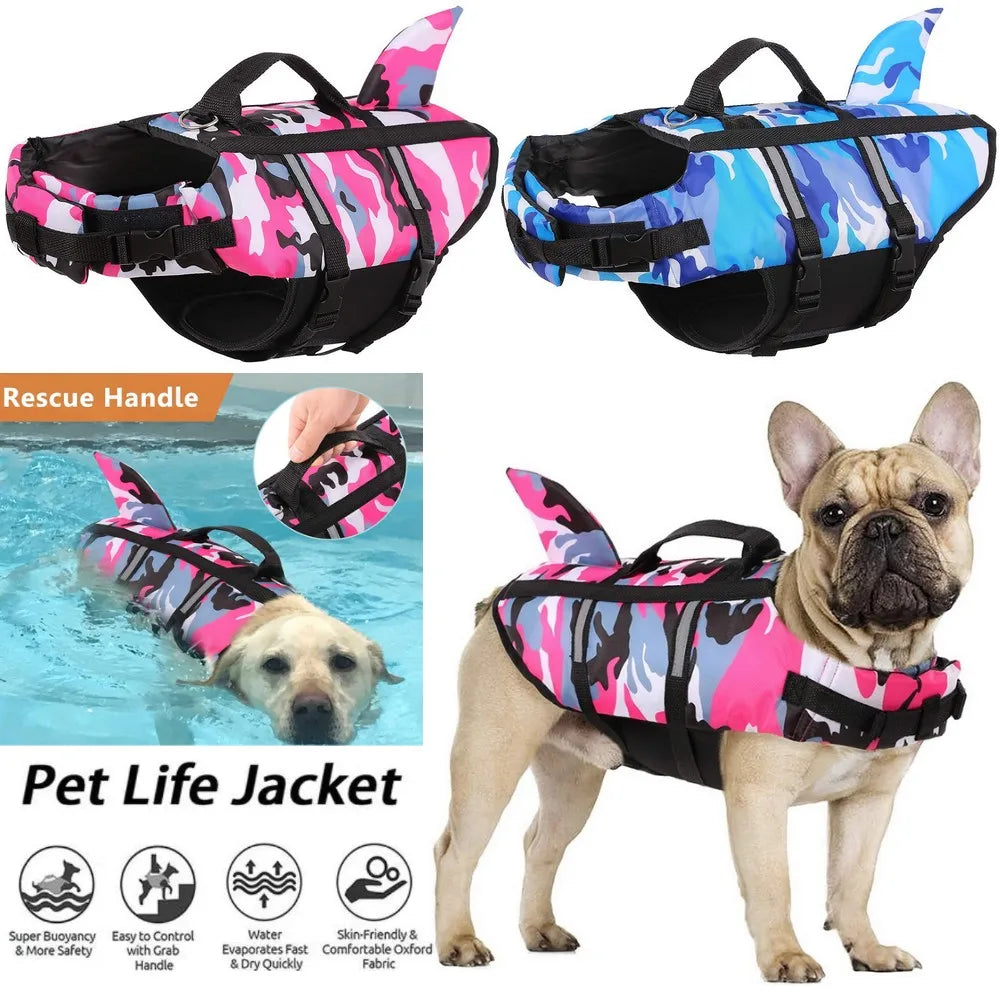 Dog Life Jacket Collar Harness
